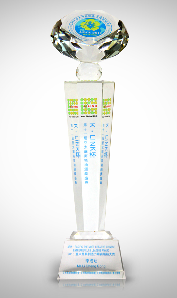 李成功總裁榮獲2010亞太最具創(chuàng)造力華商領袖大獎